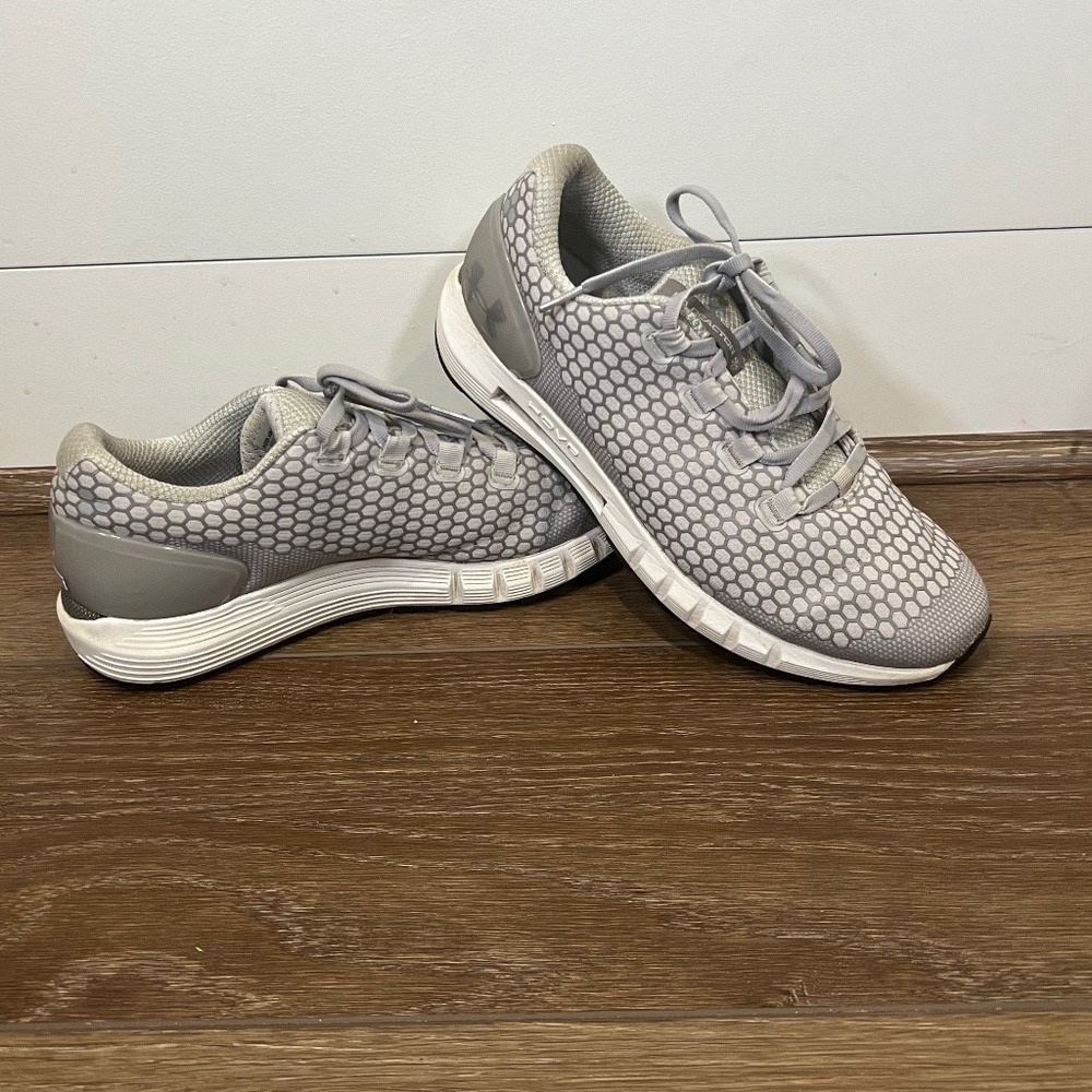 Under Armour Womens HOVR CG Reactor 3021774-100 Gray Running Shoes Shoes Sz 8.5